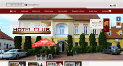 Desktop Screenshot of hotelclub.cz